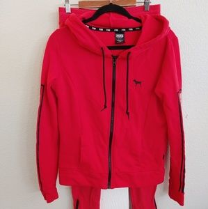 PINK Victoria's secret Sweater Set Size small RED